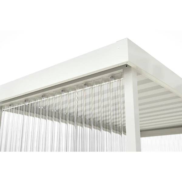 Überdachung Jena Maxi Überdachung dreiseitig BxT 1500 x 1500 mm grauweiß. WSM Walter Solbach | Metallbau GmbH-3