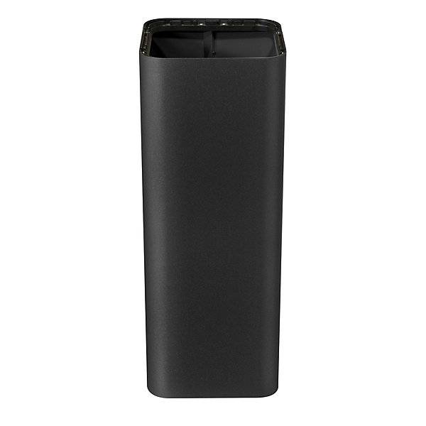 Wertstoffsammler PURE Höhe 800 mm Volumen 100 l schwarz. TKG Technische Kunststoff- und Metallteile GmbH