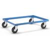 Fahrgestell aus Stahl mit Vollgummireifen Tragfähigkeit 250 kg Ladefläche 810 x 610 mm. TAKKT Industrial &