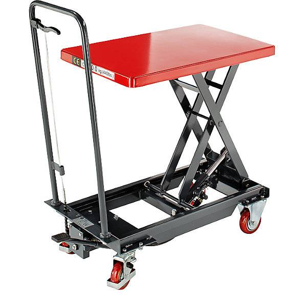 Hub-Plattformwagen Hubbereich 265 - 755 mm Tragfähigkeit 200 kg. TAKKT Industrial & Packaging GmbH 48056549