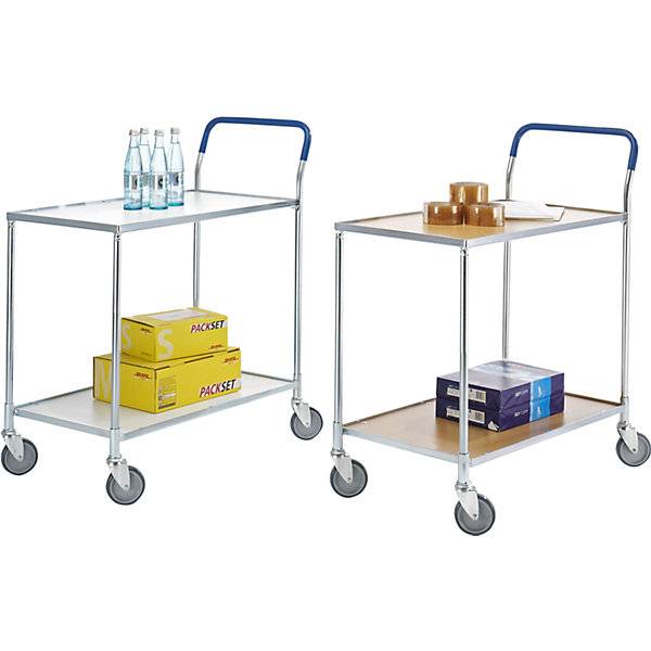 Tischwagen KOMFORT Böden Buche-Dekor LxBxH 840 x 435 x 900 mm. KONGAMEK AB 11774449-1