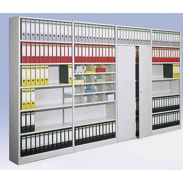 Büro-Steckregal ohne Rückwand Regalhöhe 1900 mm Anbauregal Breite x Tiefe 960 x 400 mm. Theo Kerkmann GmbH &-1