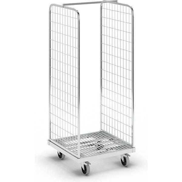 Stahlrollbehälter LxB 600 x 600 mm 2-seitig mit Stabilisierungsstange. ESB Engineering System Bau GmbH-0