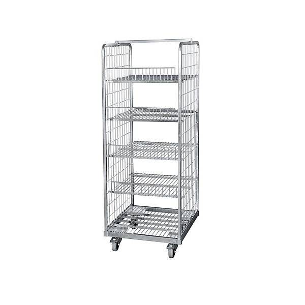 Stahlrollbehälter LxB 600 x 600 mm 2-seitig mit Stabilisierungsstange. ESB Engineering System Bau GmbH-1