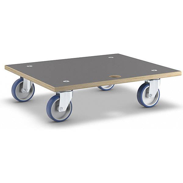 Transportroller MaxiGRIP rechteckig mit FSC®-Zertifizierung LxBxH 590 x 490 x 150 mm Tragfähigkeit 500 kg.-0