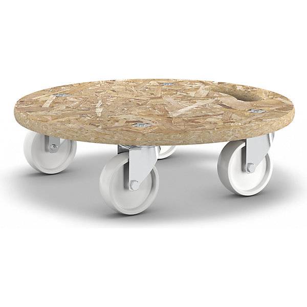Transportroller aus OSB-Platte VE 2 Stk rund Ø 380 mm Höhe 110 mm. Wagner System GmbH 17762349