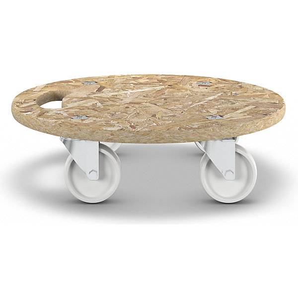 Transportroller aus OSB-Platte VE 2 Stk rund Ø 380 mm Höhe 110 mm. Wagner System GmbH 17762349-4