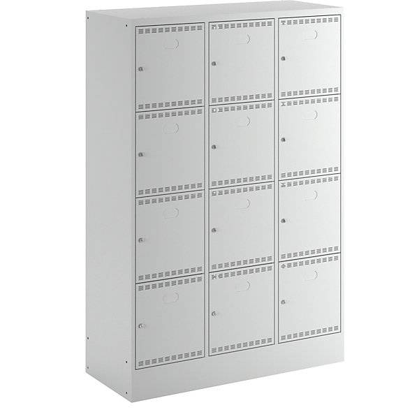 Akku-Ladeschrank mit Schließfächern mit 3 x 4 Fächern 2 x 230 V grau. Lista GmbH 49051149