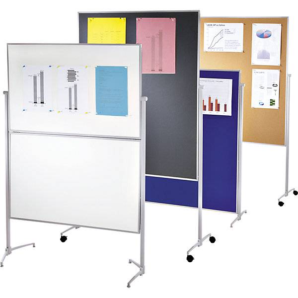 Moderationstafel EVOLUTION plus einteilig Filz grau. Holtz Office Support GmbH 11737749-1