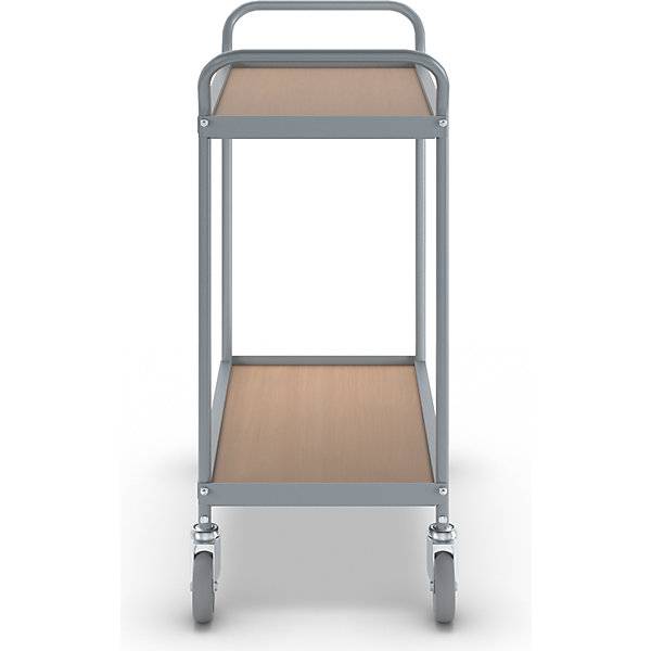 Servierwagen Etagenhöhe 530 mm 2 Etagen mit 4 Lenkrollen Rad-Ø 100 mm. TAKKT Industrial & Packaging GmbH-2