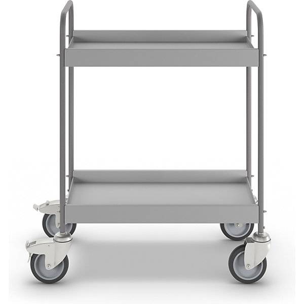 Beistellwagen mit 4 Lenkrollen 2 mit Doppelstopp Rad-Ø 125 mm. TAKKT Industrial & Packaging GmbH 45346749-1