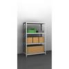 Lager-Schraubregal Bauart mittelschwer beidseitig HxBxT 1500 x 1000 x 500 mm lichtgrau Grundregal. TAKKT