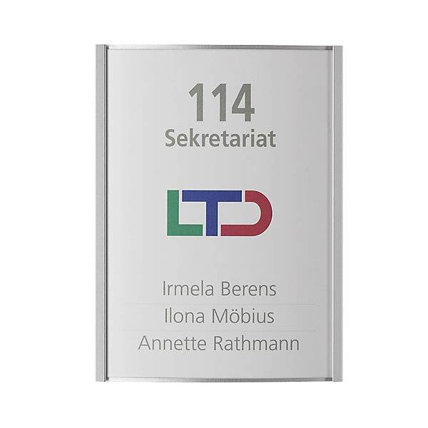 ORLANDO™ Türschild HxB 148 x 110 mm DIN A6 Gewicht 015 kg. Moedel GmbH | Schilderfabrikation 11859749