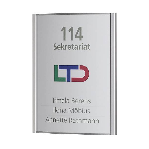 ORLANDO™ Türschild HxB 148 x 110 mm DIN A6 Gewicht 015 kg. Moedel GmbH | Schilderfabrikation 11859749-1