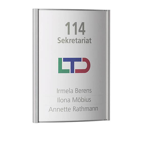 ORLANDO™ Türschild HxB 148 x 110 mm DIN A6 Gewicht 015 kg. Moedel GmbH | Schilderfabrikation 11859749-2