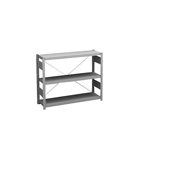 Steckregal Bauart leicht einseitig HxBxT 825 x 1000 x 300 mm verzinkt Grundregal. Jul. vom Hofe GmbH & CO.