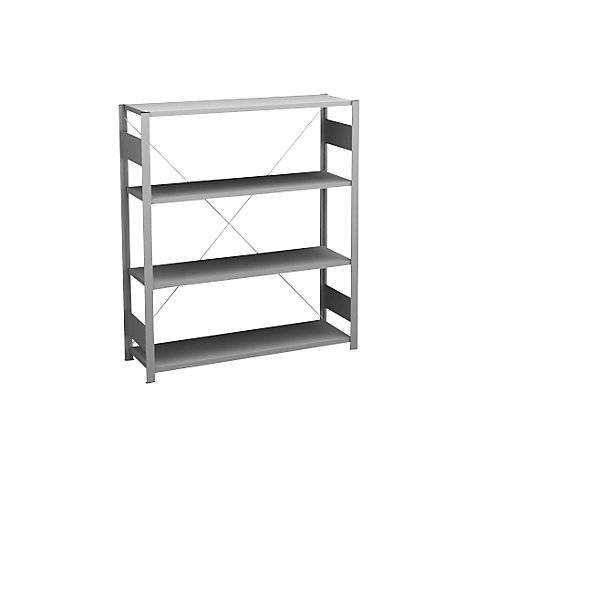 Steckregal Bauart leicht einseitig HxBxT 1200 x 1000 x 300 mm verzinkt Grundregal. Jul. vom Hofe GmbH & CO.