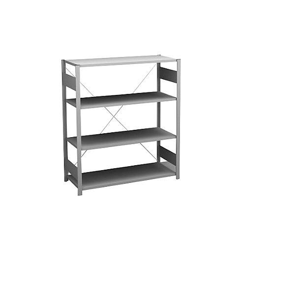 Steckregal Bauart leicht einseitig HxBxT 1200 x 1000 x 400 mm verzinkt Grundregal. Jul. vom Hofe GmbH & CO.