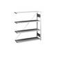 Steckregal Bauart leicht einseitig HxBxT 1200 x 1000 x 300 mm grau Anbauregal. Jul. vom Hofe GmbH & CO. KG.