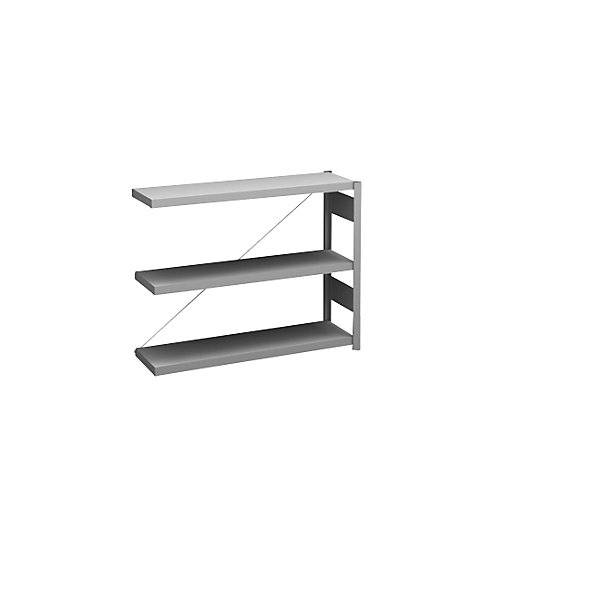 Steckregal Bauart leicht einseitig HxBxT 825 x 1000 x 300 mm verzinkt Anbauregal. Jul. vom Hofe GmbH & CO.-0