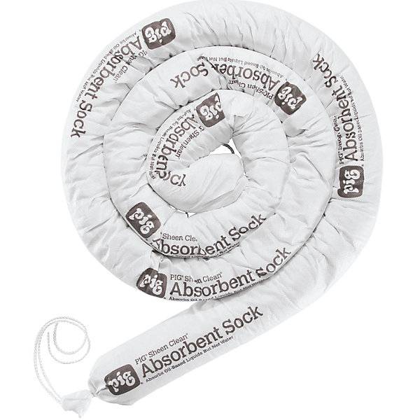 SHEEN Clean® Oil-Only Bindevlies-Saugstrumpf Länge 3000 mm VE 6 Stk 568 l/VE Ø 80 mm. New Pig BV 52852349-0