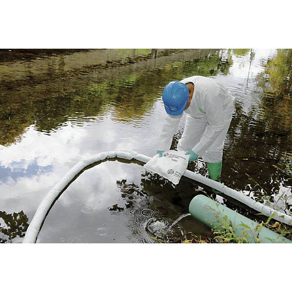 SHEEN Clean® Oil-Only Bindevlies-Saugstrumpf Länge 3000 mm VE 6 Stk 568 l/VE Ø 80 mm. New Pig BV 52852349-1
