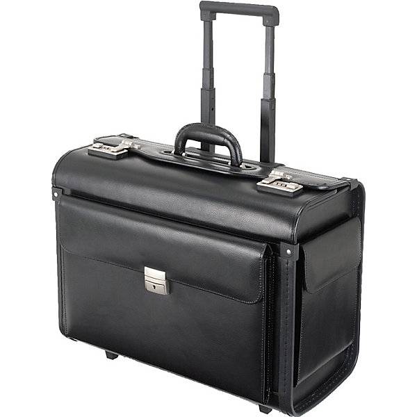 Trolley Pilotenkoffer Hauptfach Laptopfach gepolstert schwarz. Juescha GmbH 12019649-2