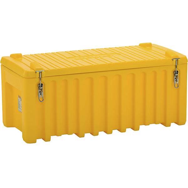 Universalbox aus Polyethylen Inhalt 250 l Traglast 200 kg gelb. Cemo GmbH 12020349-0