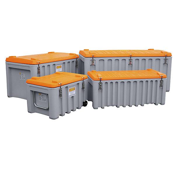 Universalbox aus Polyethylen Inhalt 250 l Traglast 200 kg gelb. Cemo GmbH 12020349-2