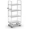 Verzinkter Etagenwagen 4 Böden LxBxH 815 x 470 x 1590 mm 4 Rollen. KONGAMEK AB 12235249