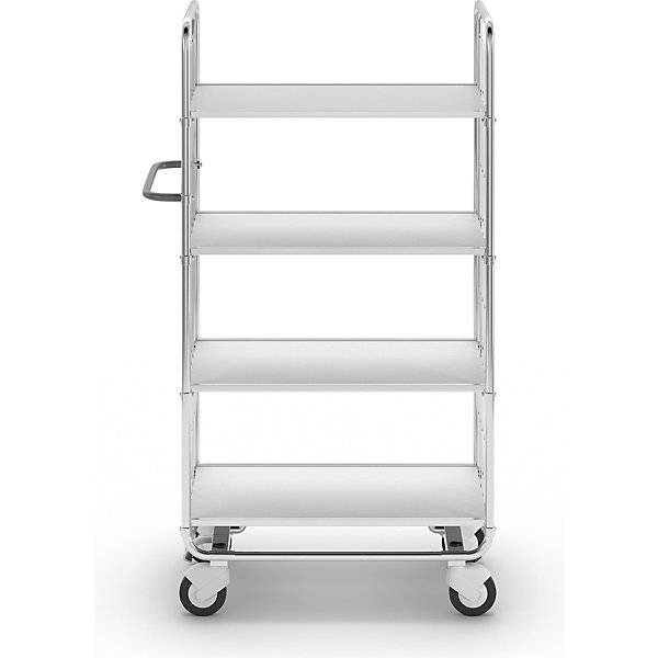 Verzinkter Etagenwagen 4 Böden LxBxH 945 x 470 x 1590 mm 4 Rollen 2 feststellbar. KONGAMEK AB 12240249-1