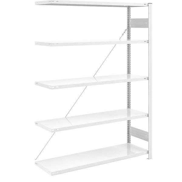 AntiBak®-Steckregal antibakteriell Regalhöhe 2000 mm Anbauregal Fachbodenbreite 1300 mm Fachbodentiefe 500-0