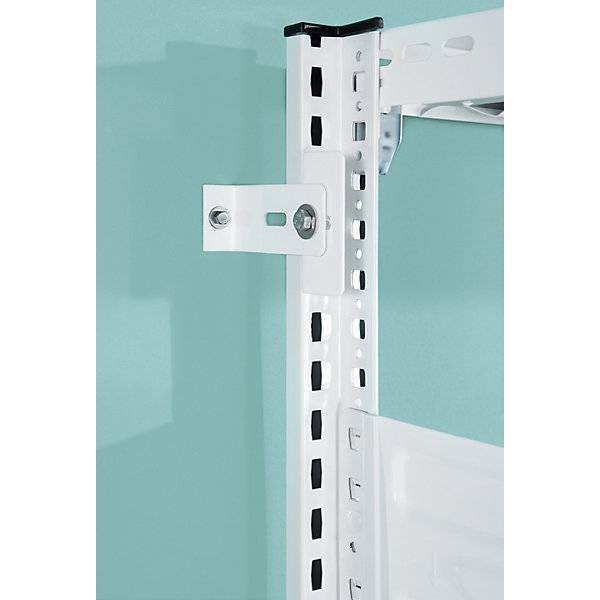 AntiBak®-Steckregal antibakteriell Regalhöhe 2000 mm Anbauregal Fachbodenbreite 1300 mm Fachbodentiefe 500-2