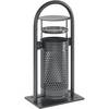 Kombiascher mit Rohrbogen und Dach Volumen 65 l BxHxT 580 x 1160 x 380 mm antiksilber. VAR GmbH 12285649