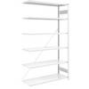 AntiBak®-Steckregal antibakteriell Regalhöhe 2500 mm Anbauregal Fachbodenbreite 1300 mm Fachbodentiefe 600