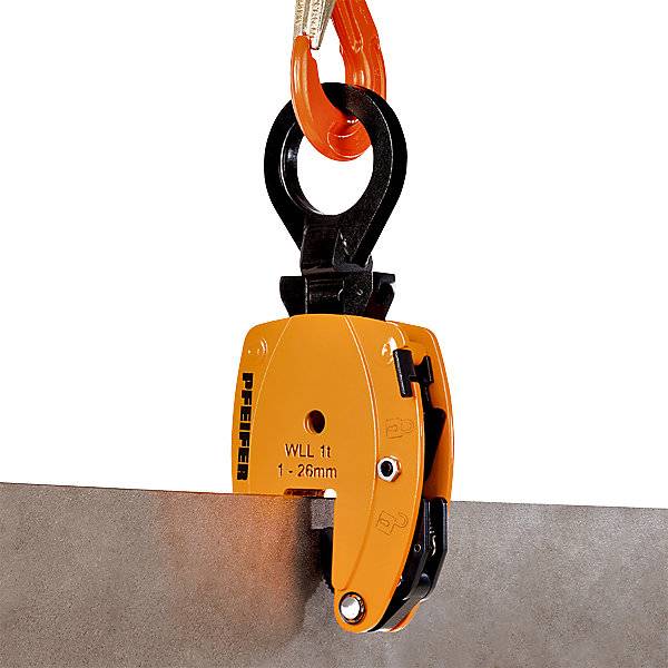 Tragklemme Modell KL Vertikaleinsatz Greifbereich 1 - 21 mm Tragfähigkeit 600 kg. Pfeifer Seil- U. Hebetechnik-0