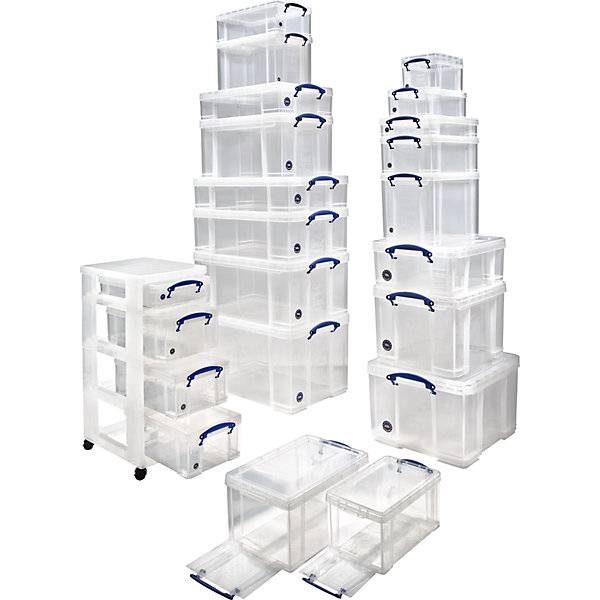 REALLY USEFUL Stapelbox mit Deckel Volumen 84 l LxBxH 710 x 440 x 380 mm. Alpha Paletten & Boxen e.K.-1