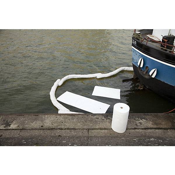 Ölsperre mit PP-Flockenfüllung Länge 5000 mm VE 2 Stk Ø 200 mm 216 l/VE. Emtez GmbH 12357649-2