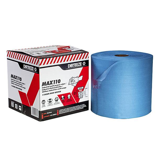 Wischtuchrolle BxL 320 mm x 1615 m heavy Wabenmuster blau. Emtez GmbH 12387349-0