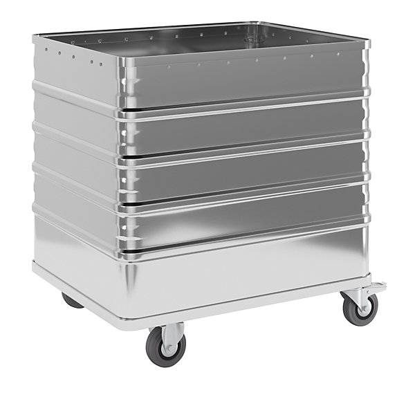 Alu-Kastenwagen Vollwand ohne Deckel Volumen 223 l. Gmoehling Transportgeraete | GmbH 12408449-1