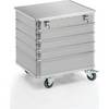 Alu-Kastenwagen Vollwand mit Deckel abschließbar Volumen 223 l. Gmoehling Transportgeraete | GmbH 12409749