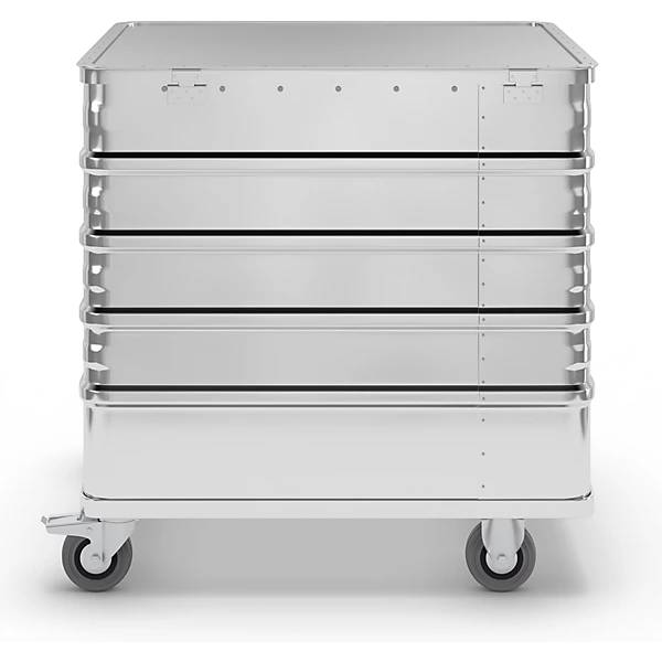 Alu-Kastenwagen Vollwand mit Deckel Volumen 223 l. Gmoehling Transportgeraete | GmbH 12409849-3