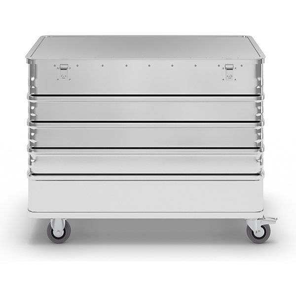 Alu-Kastenwagen Vollwand mit Deckel Volumen 322 l. Gmoehling Transportgeraete | GmbH 12409949-1