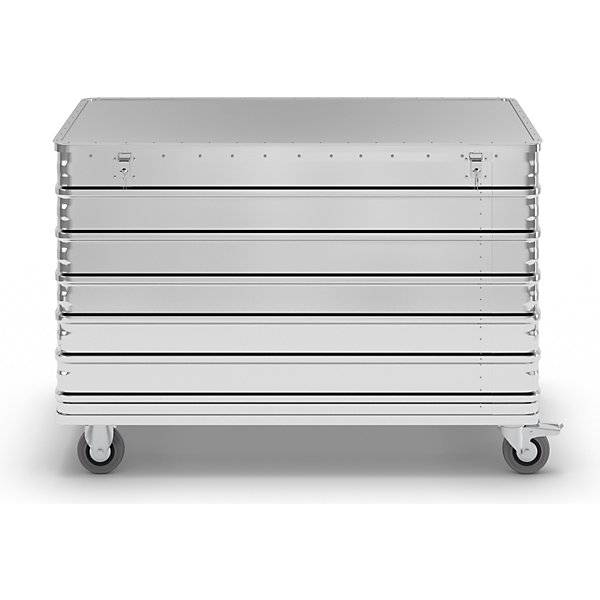 Alu-Kastenwagen Vollwand mit Deckel abschließbar Volumen 560 l. Gmoehling Transportgeraete | GmbH 12410349-2