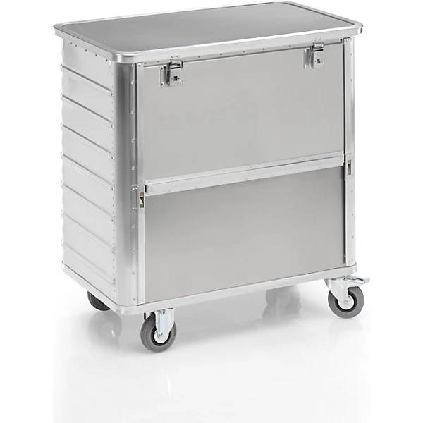 Alu-Kastenwagen absenkbare Seitenwand mit Deckel Volumen 355 l. Gmoehling Transportgeraete | GmbH 12411349-0