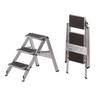 Alu-Klapptreppe Stufen Alu mit PVC-Belag ohne Sicherheitsbügel 3 Stufen. WAKÜ-Geräte GmbH 13101649