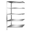 Edelstahlregal Regalhöhe 2000 mm Anbauregal Breite x Tiefe 1100 x 800 mm. KEK GmbH 15912349