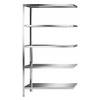 Edelstahlregal Regalhöhe 2000 mm Anbauregal Breite x Tiefe 1100 x 400 mm. KEK GmbH 15963849