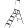 Alu-Klapptreppe Stufen Alu mit PVC-Belag mit Sicherheitsbügel 5 Stufen. WAKÜ-Geräte GmbH 13107549