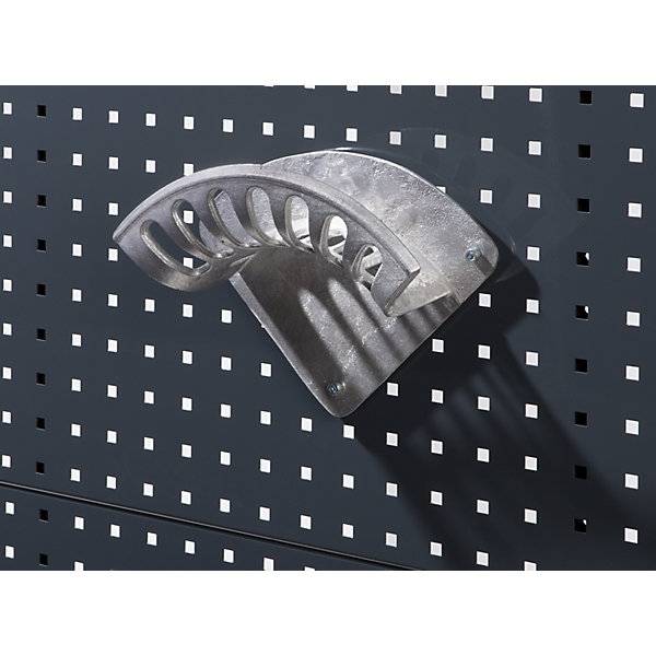 Schlauch- und Kabelhalter inkl. Befestigungsmaterial BxH 250 x 100 mm Aluminium. TAKKT Industrial & Packaging-0